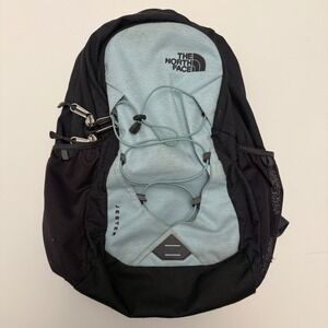 The North‎ Face Jester Backpack Black Blue Daypack School Travel Bag